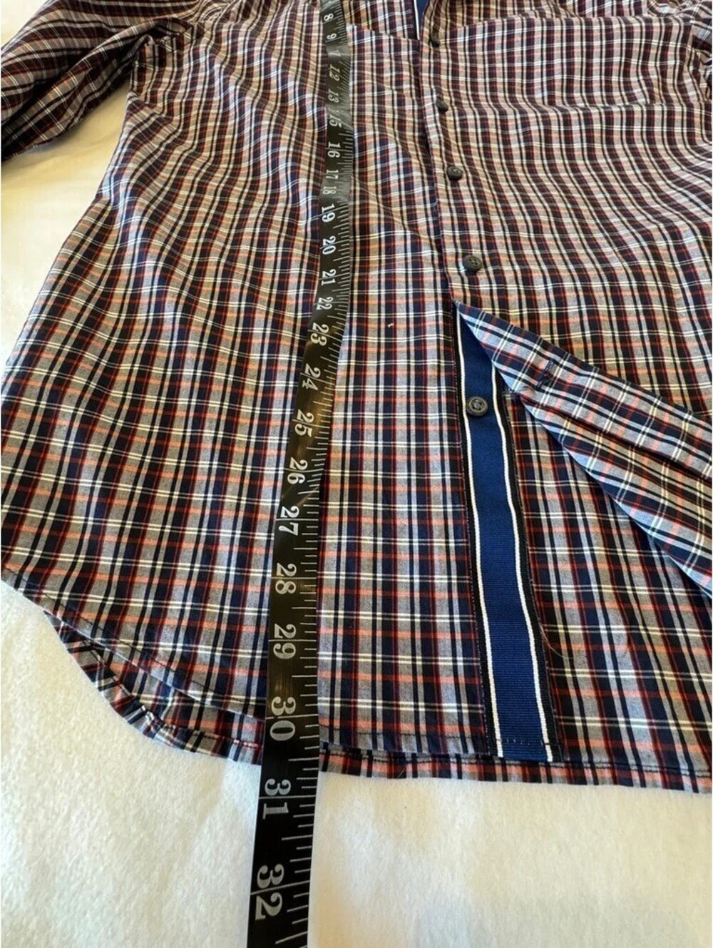 Banana Republic Slim Fit Men's Medium Plaid Button-Down Shirt